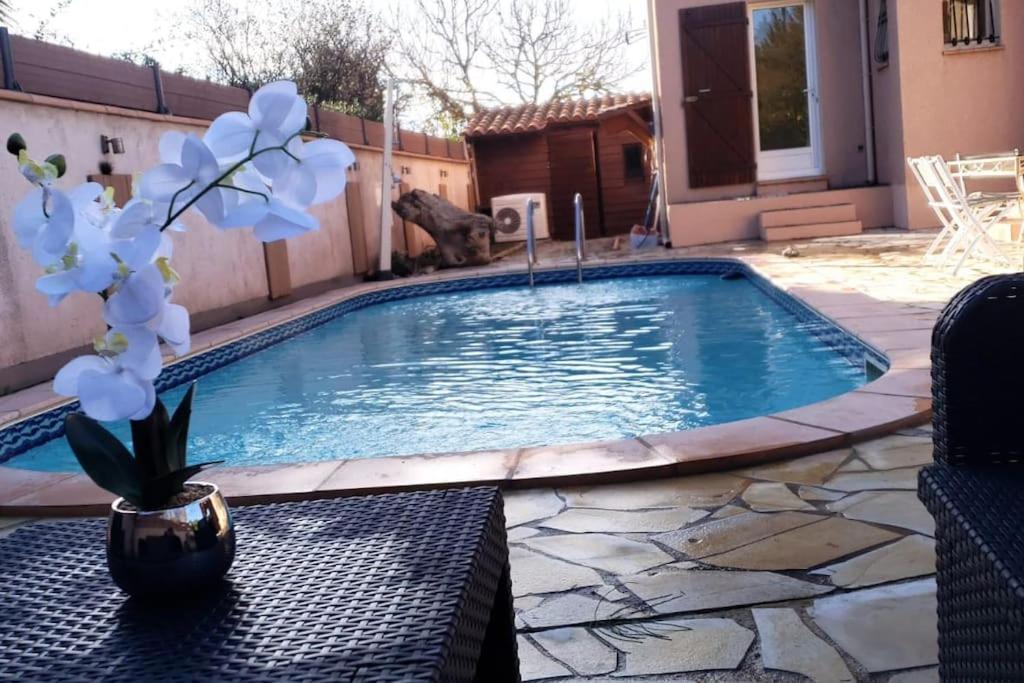 Villa Avec Piscine A St Marie La Mer 海滨圣玛丽 外观 照片